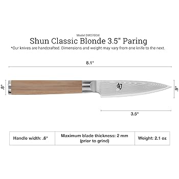 Amazon.com: Shun Classic Blonde 3.5